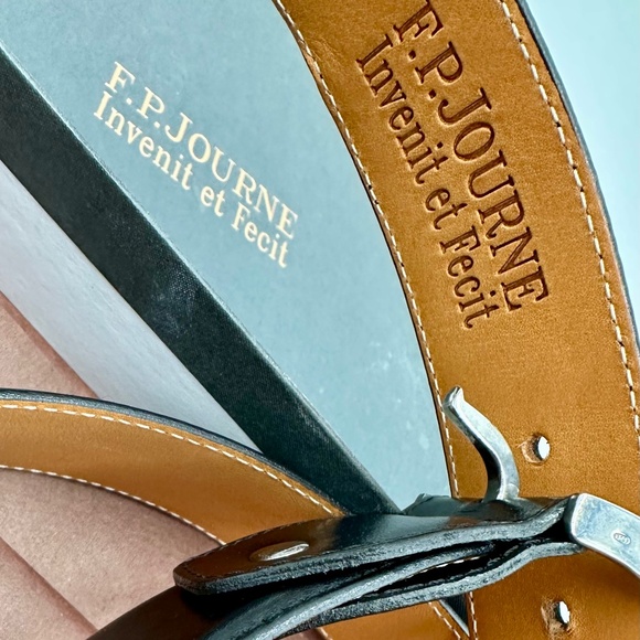 F.P. Journe Other - F.P. Journe Leather Belt With .925 Sterling Silver Buckle